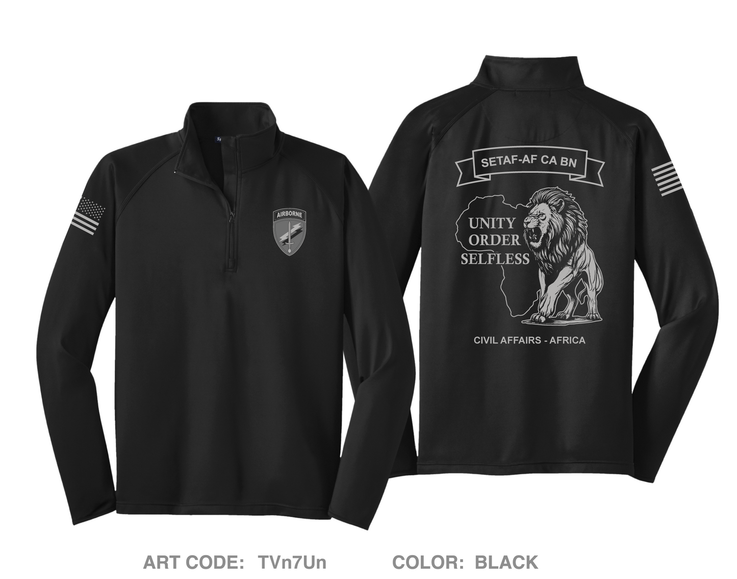 HHC SETAF-AF CA BN Hi-Tech Performance Quarter-Zip Fleece Jacket - TVn7Un