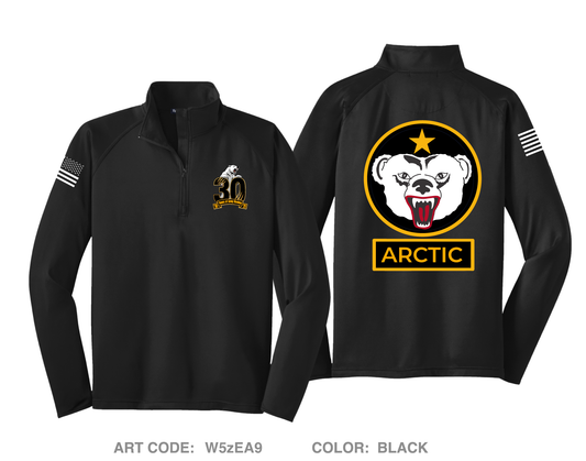 Arctic Warriors Fundraising Collection Hi-Tech Performance Quarter-Zip Fleece Jacket - W5zEA9