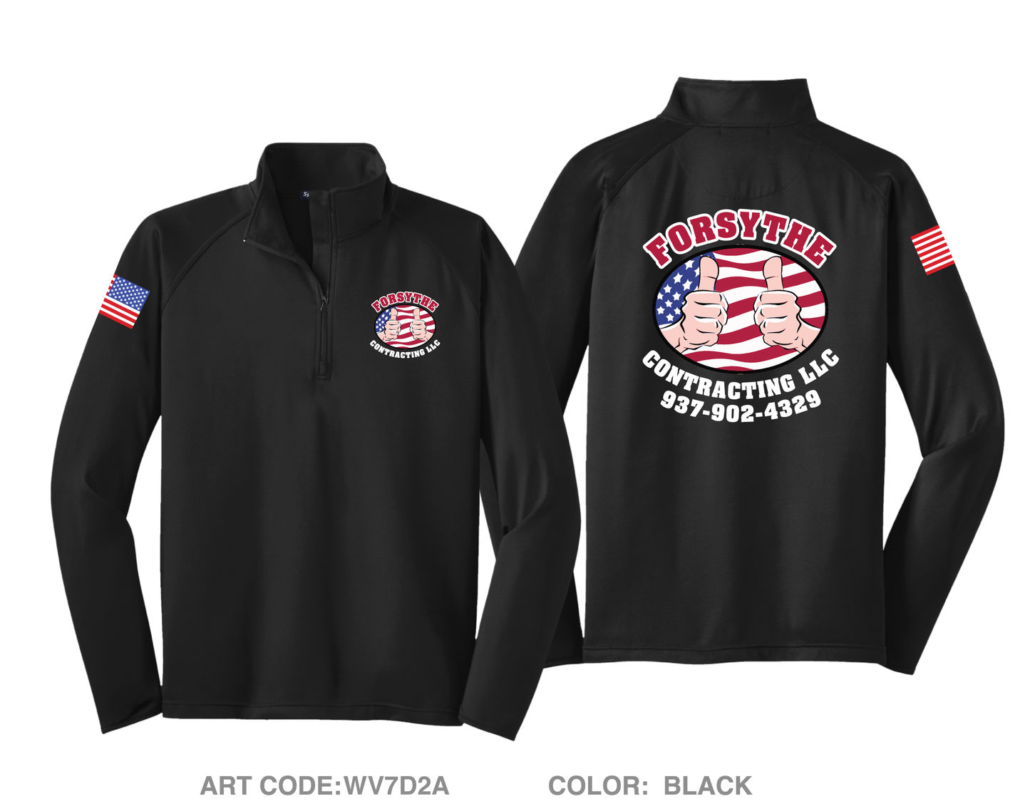 Forsythe Contracting LLC Hi-Tech Performance Full-Zip Fleece Jacket - WV7D2A
