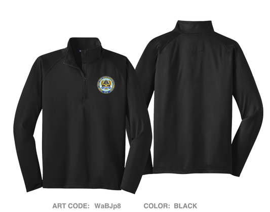 Army Test and Evaluation Command Hi-Tech Performance Quarter-Zip Fleece Jacket - WaBJp8
