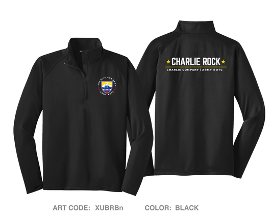 Charlie Company Fundraising Collection Hi-Tech Performance Quarter-Zip Fleece Jacket - XUBRBn
