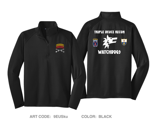 Watchdog Scout Platoon Hi-Tech Performance Quarter-Zip Fleece Jacket - 9EUSku
