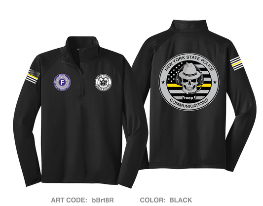 NYSP troop f communications Hi-Tech Performance Quarter-Zip Fleece Jacket - bBrt8R