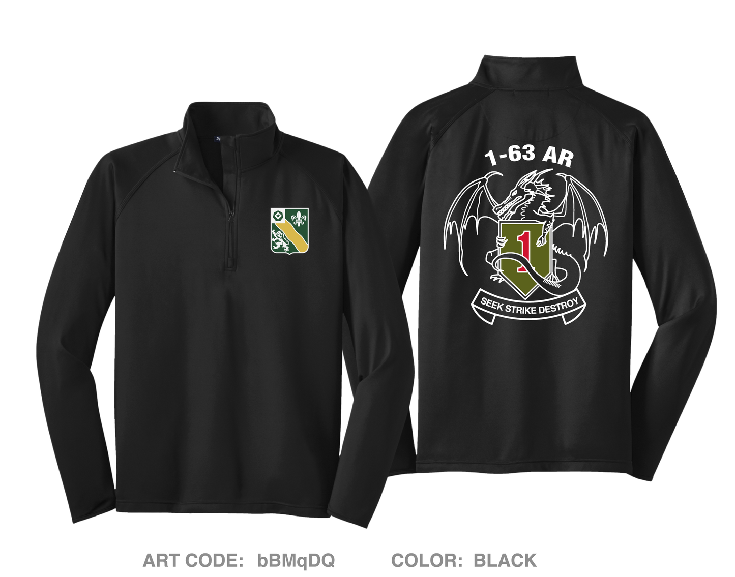 1-63 AR BN Hi-Tech Performance Quarter-Zip Fleece Jacket - bBMqDQ
