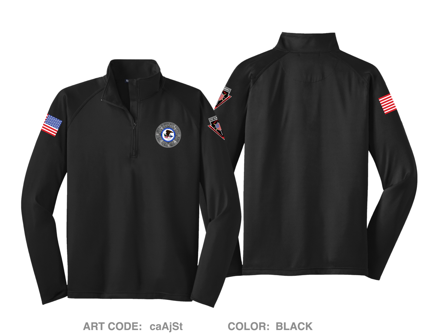 FCC Florence Disturbance Control Team Hi-Tech Performance Quarter-Zip Fleece Jacket - caAjSt