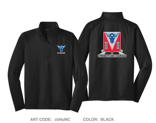 82 BEB, 2ABCT, 1ID FundRaising Collection Hi-Tech Performance Quarter-Zip Fleece Jacket - cbNuMC