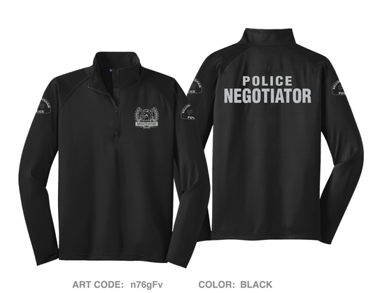 Bellingham Police CNT Hi-Tech Performance Quarter-Zip Fleece Jacket - n76gFv
