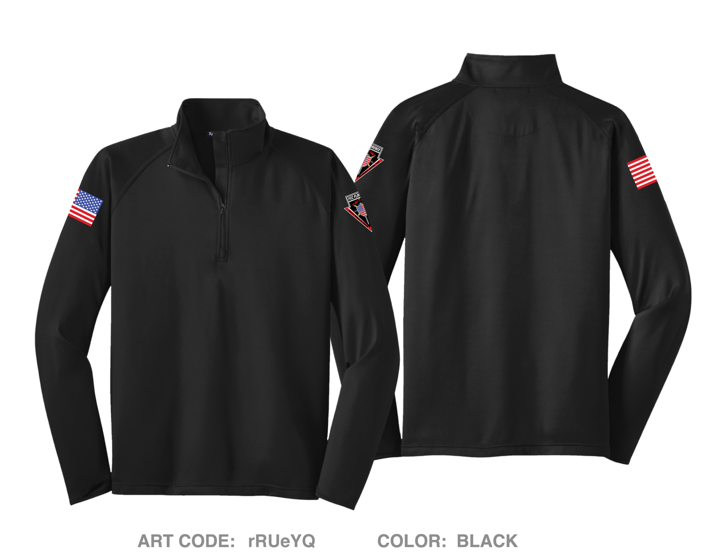 FCC Florence Disturbance Control Team Hi-Tech Performance Quarter-Zip Fleece Jacket - rRUeYQ