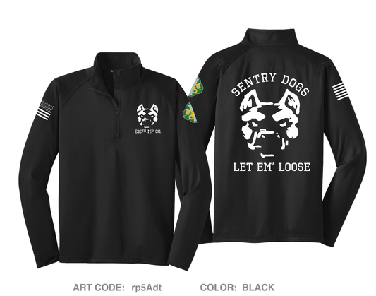 212th MP Hi-Tech Performance Quarter-Zip Fleece Jacket - rp5Adt