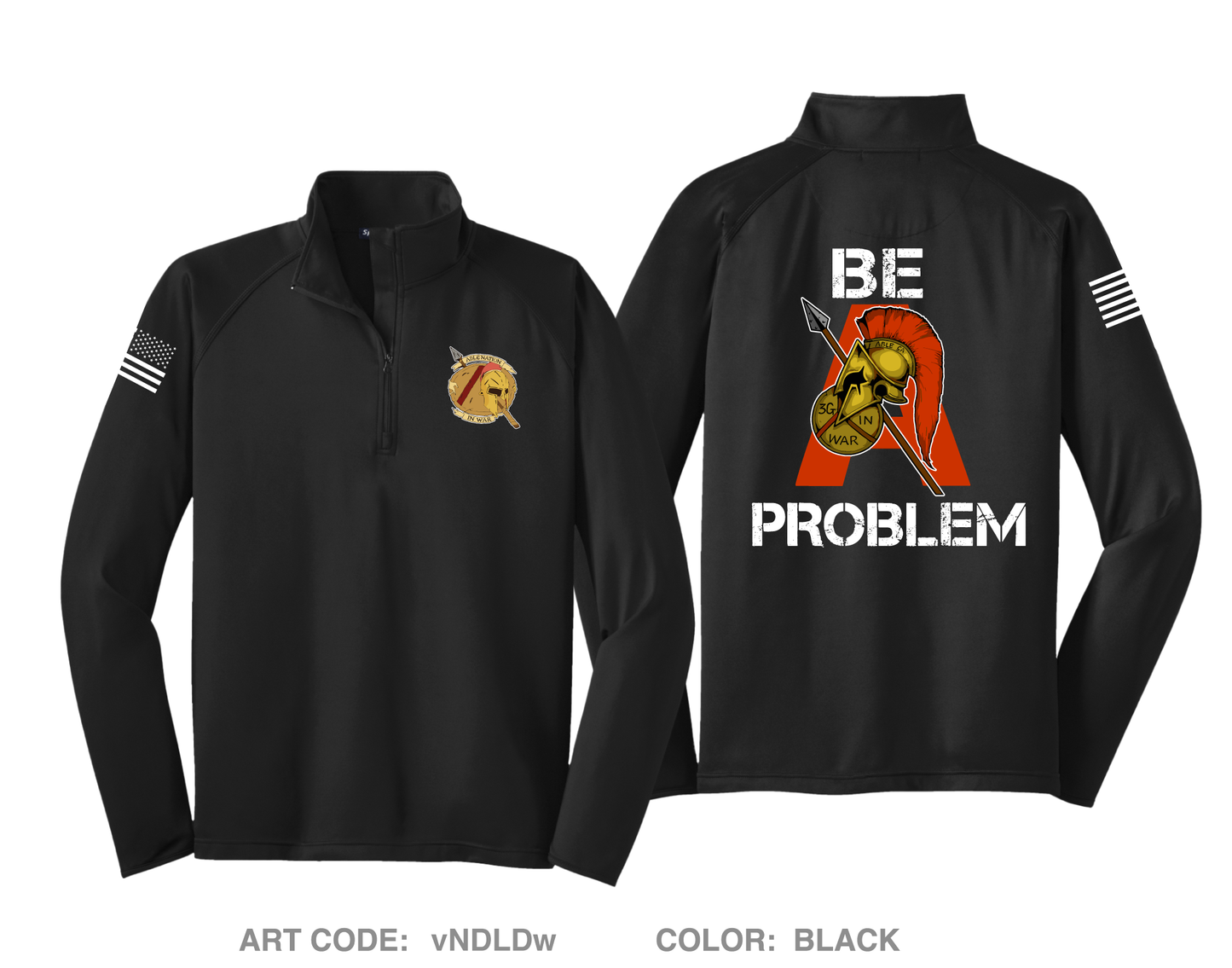 Able Company, 3-509 IN (ABN) Hi-Tech Performance Quarter-Zip Fleece Jacket - vNDLDw