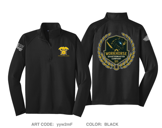 511th QMC Hi-Tech Performance Quarter-Zip Fleece Jacket - yyw2mF