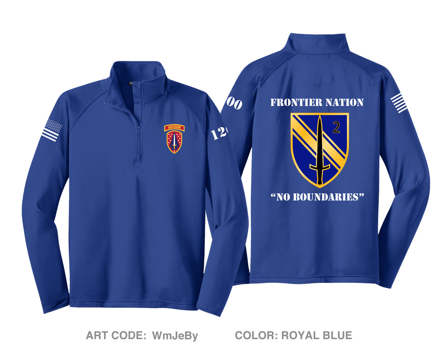 HHC, 2BN, 1SFAB DTF Performance Quarter-Zip Fleece Jacket - WmJeBy
