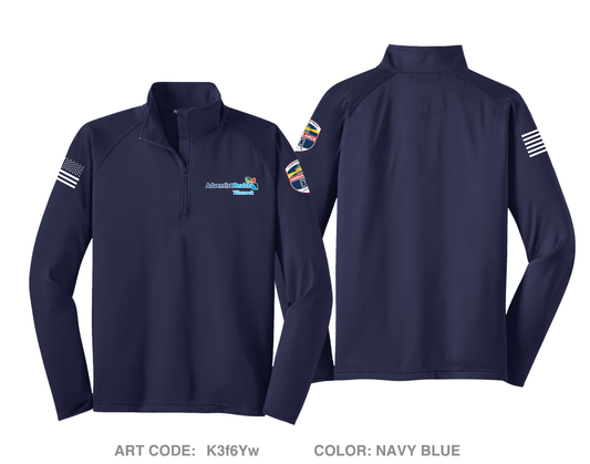 Adventist Health Tillamook Ambulance Hi-Tech Performance Quarter-Zip Fleece Jacket - K3f6Yw