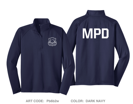 MPD Curriculum Development and Instructional Design Hi-Tech Performance Quarter-Zip Fleece Jacket - Pb6b2w