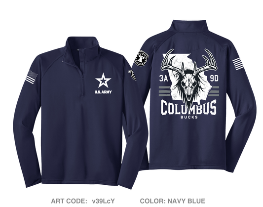 3A9D Hi-Tech Performance Quarter-Zip Fleece Jacket - v39LcY