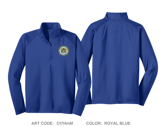 Army Test and Evaluation Command Hi-Tech Performance Quarter-Zip Fleece Jacket - Ct7HmM