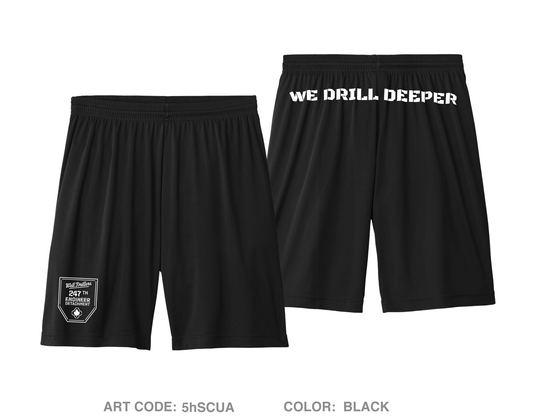 247th EN DET WD Fundraising Collection Hi-Tech Performance Shorts - 5hSCUA