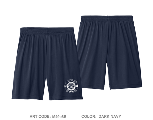 Naval Station Newport Fire and Emergency Hi-Tech Performance Shorts - M49e8B