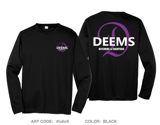Deems Kitchen and Counters Hi-Tech Performance Unisex LS Tee - 4fu6cK