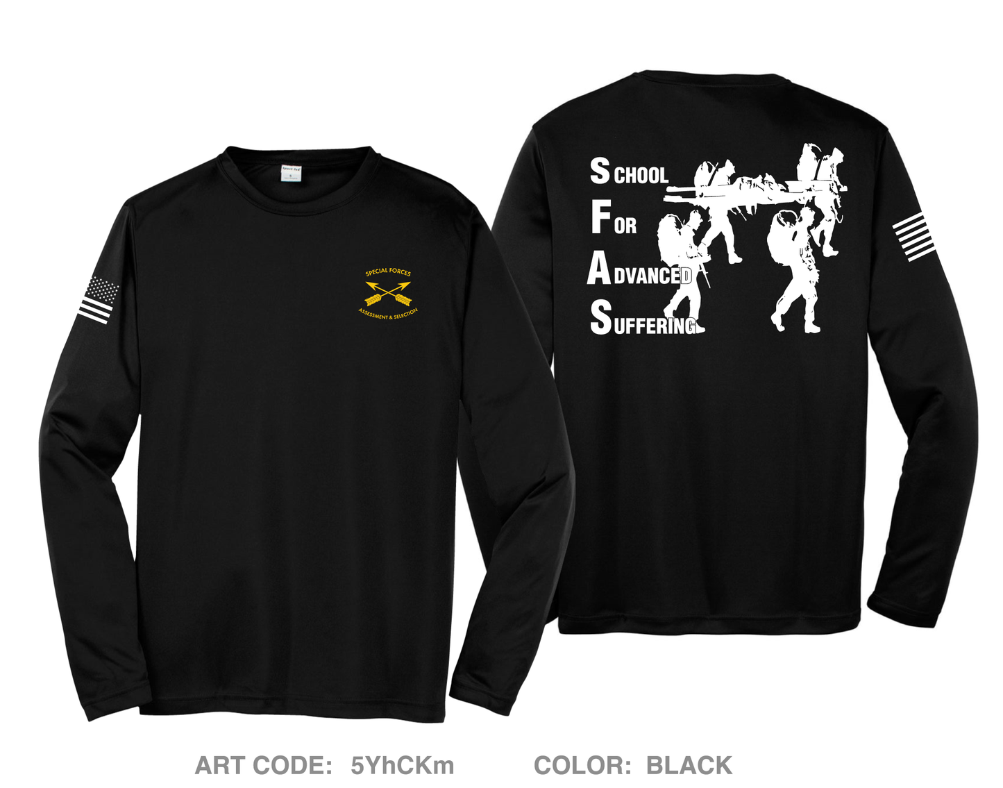SFAS Store 1 Hi-Tech Performance Unisex LS Tee - 5YhCKm