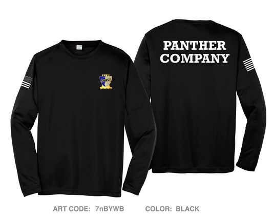Panther Company Fundraising Collection Hi-Tech Performance Unisex LS Tee - 7nBYWB