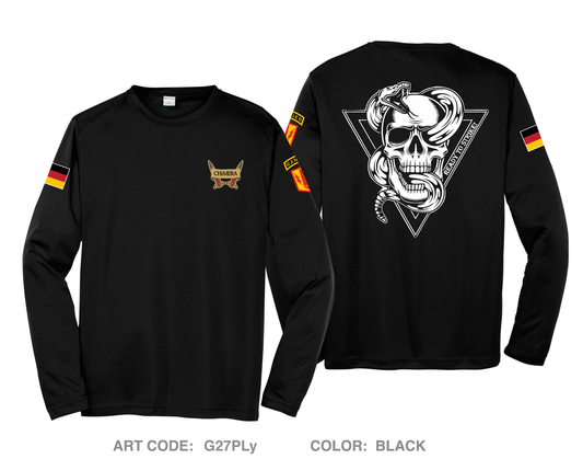 1st Fires, C BTRY, 1-77FAR, 41ST FAB Hi-Tech Performance Unisex LS Tee - G27PLy