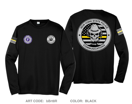 NYSP troop f communications Hi-Tech Performance Unisex LS Tee - bBrt8R