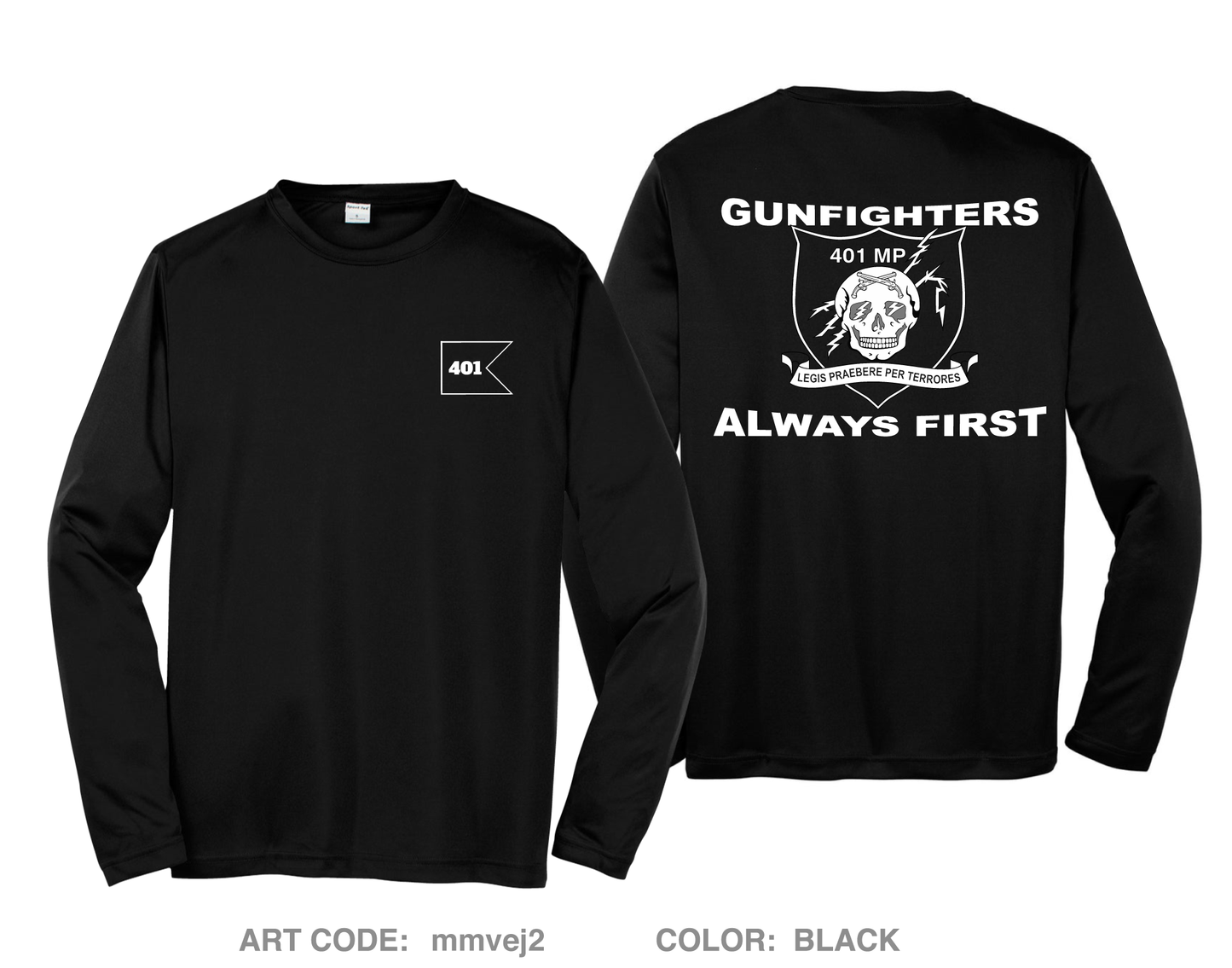 GUNFIGHTERS Hi-Tech Performance Unisex LS Tee - mmvej2