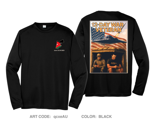 ASG-J 12 DAY Hi-Tech Performance Unisex LS Tee - qcxeAU