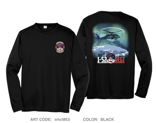 C Co 1-52nd Avn Regt Hi-Tech Performance Unisex LS Tee - whcME5