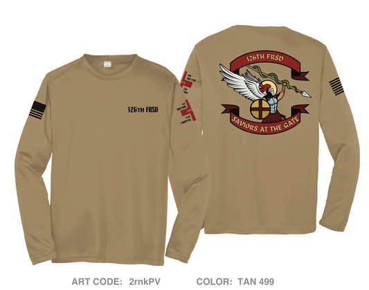 126th FRSD Hi-Tech Performance Unisex LS Tee - 2rnkPV