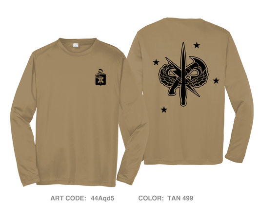 War Company Hi-Tech Performance Unisex LS Tee - 44Aqd5