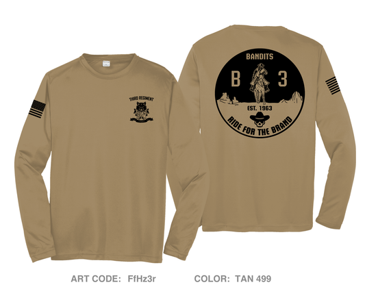 USCC B3 Fundraising Collection Hi-Tech Performance Unisex LS Tee - FfHz3r