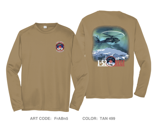 C Co 1-52nd Avn Regt Hi-Tech Performance Unisex LS Tee - FrABn5