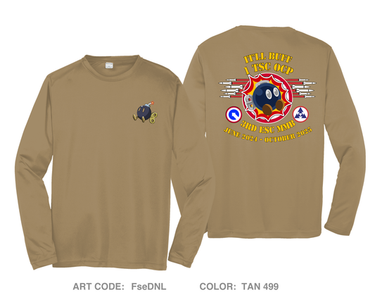 364 ESC Munitions Hi-Tech Performance Unisex LS Tee - FseDNL