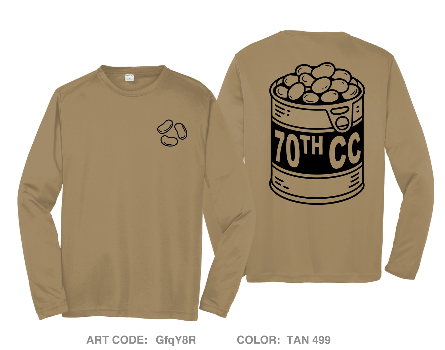70TH CC Hi-Tech Performance Unisex LS Tee - GfqY8R