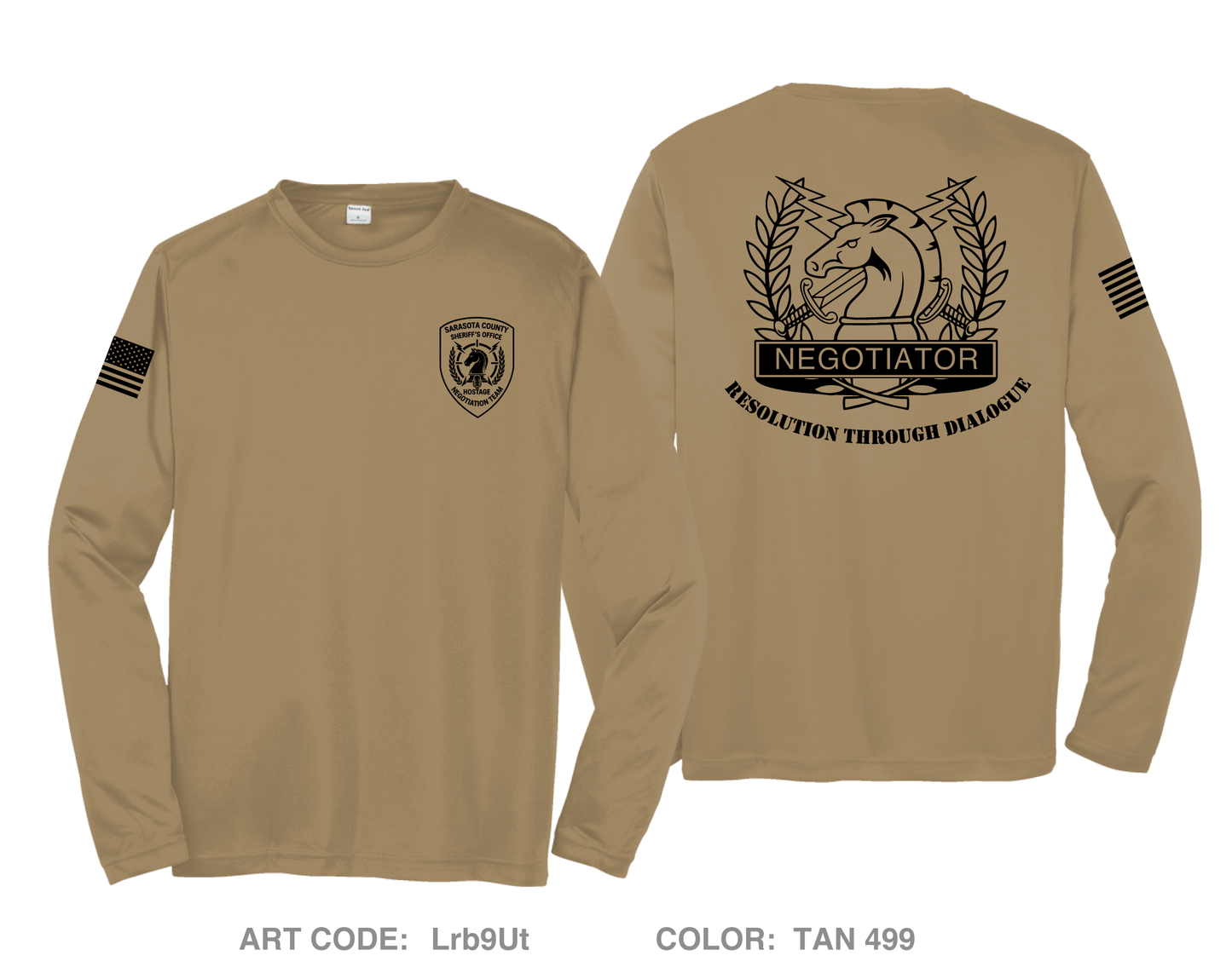 Sarasota County Hostage Negotiations Team Hi-Tech Performance Unisex LS Tee - Lrb9Ut