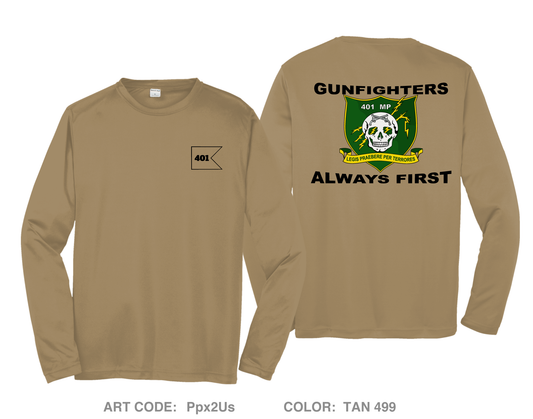 GUNFIGHTERS Hi-Tech Performance Unisex LS Tee - Ppx2Us