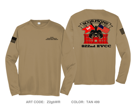 922nd EVCC Hi-Tech Performance Unisex LS Tee - Z2gbWR