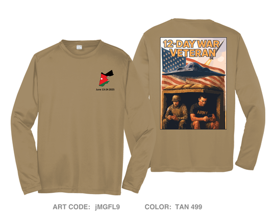 ASG-J 12 DAY Hi-Tech Performance Unisex LS Tee - jMGFL9