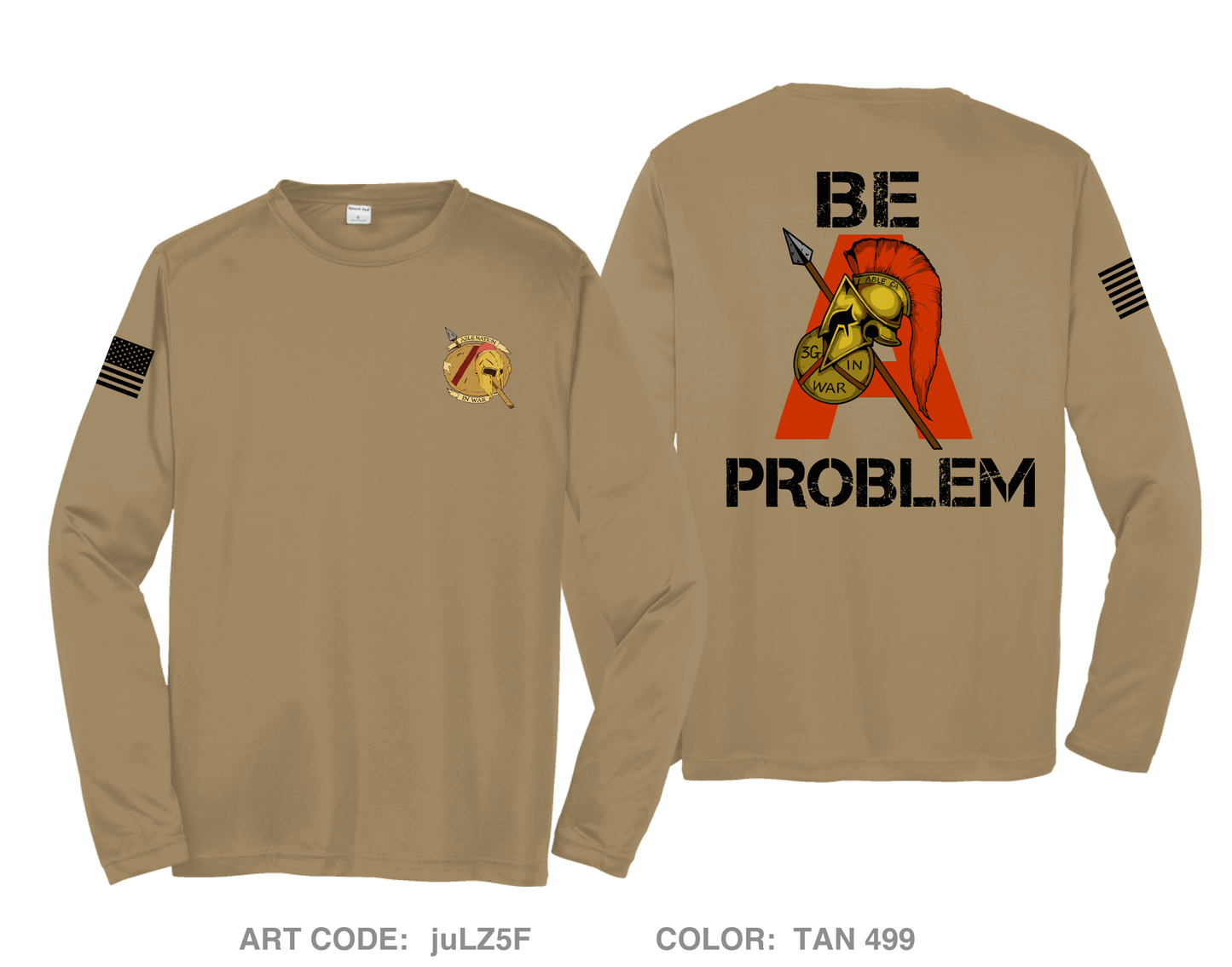 Able Company, 3-509 IN (ABN) Hi-Tech Performance Unisex LS Tee - juLZ5F