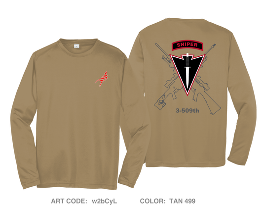3-509 Sniper Section Hi-Tech Performance Unisex LS Tee - w2bCyL