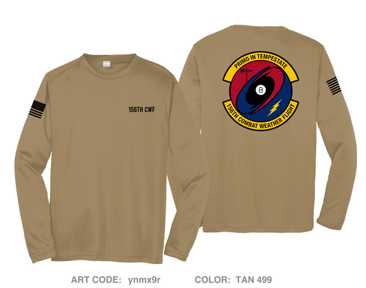 156th Combat Weather Flight Hi-Tech Performance Unisex LS Tee - ynmx9r