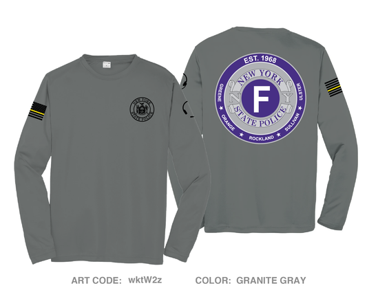 NYSP troop F communications Hi-Tech Performance Unisex LS Tee - wktW2z
