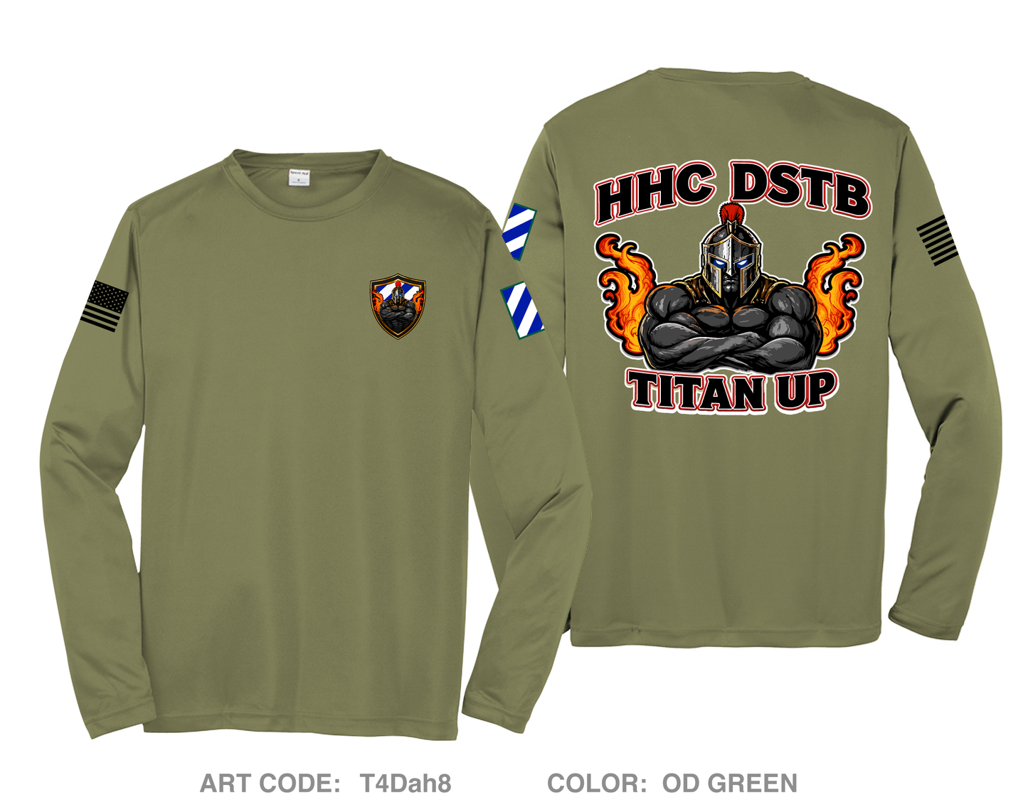 HHC, DSTB, 3DSB Hi-Tech Performance Unisex LS Tee - T4Dah8