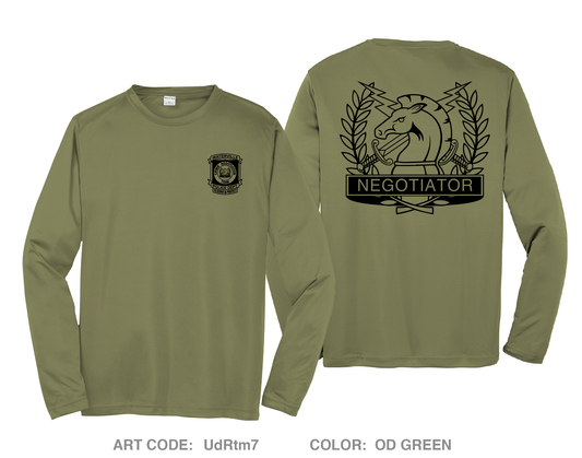 Crisis Negotiation Team Hi-Tech Performance Unisex LS Tee - UdRtm7