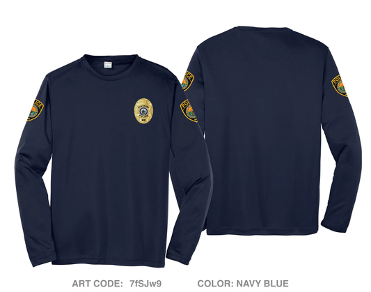 Eastport Police Department Hi-Tech Performance Unisex LS Tee - 7fSJw9