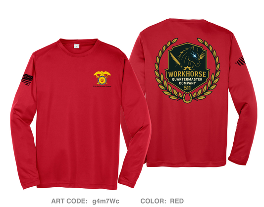 511th QMC Hi-Tech Performance Unisex LS Tee - g4m7Wc