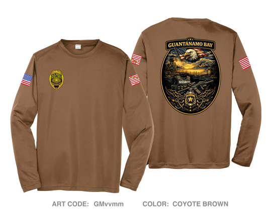 GTMO Security Hi-Tech Performance Unisex LS Tee - GMvvmm