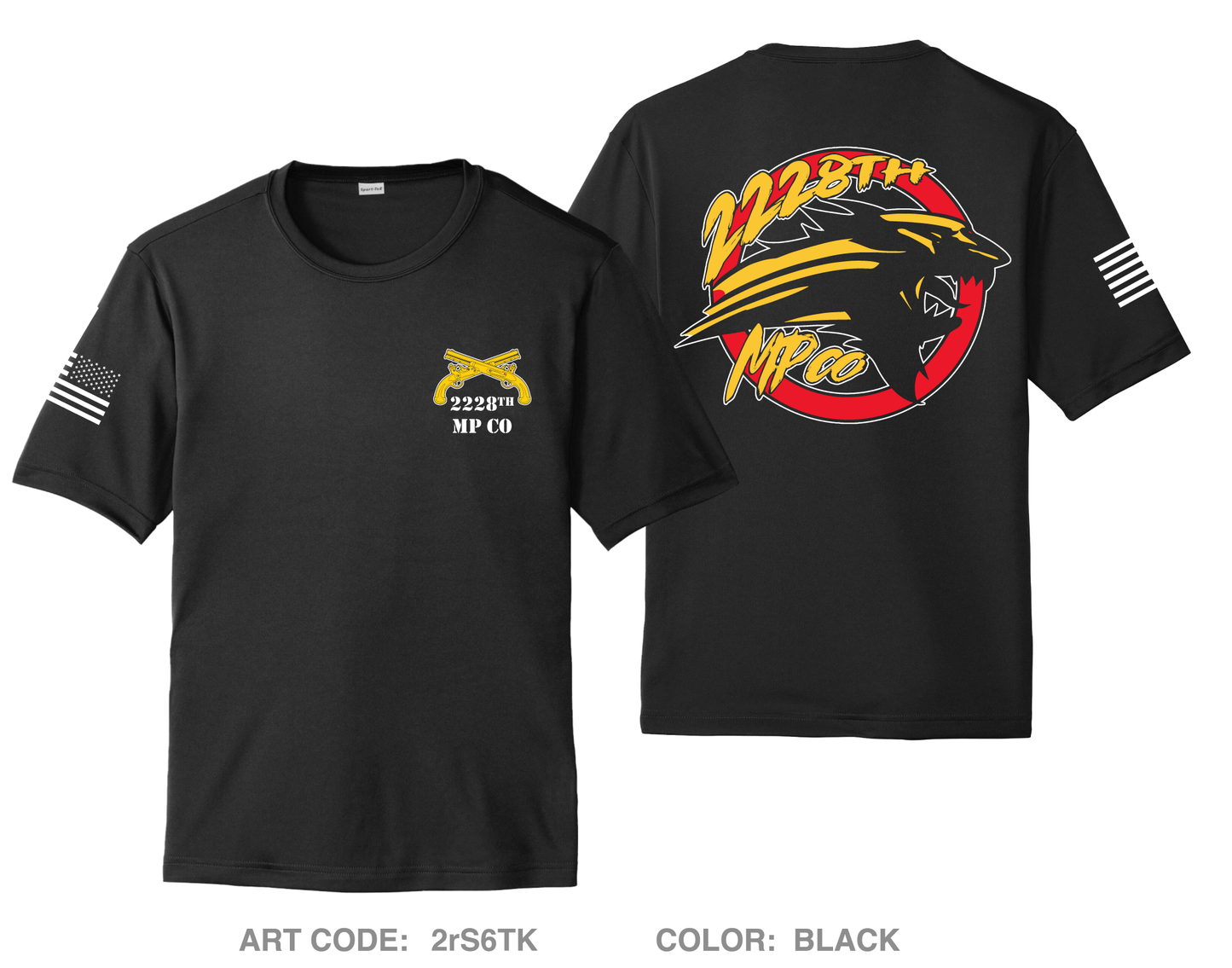2228th MP CO Hi-Tech Performance Unisex SS Tee - 2rS6TK
